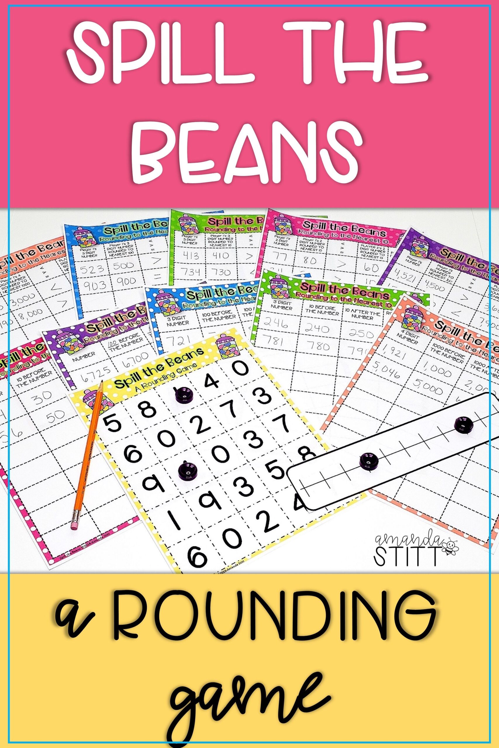 printable rounding games