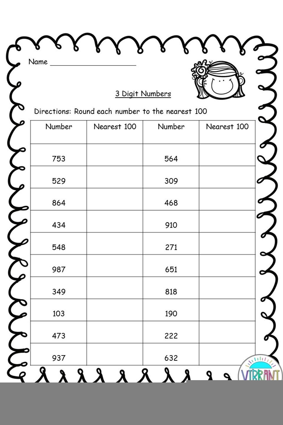 Rounding Printable Worksheets Common Core Worksheets
