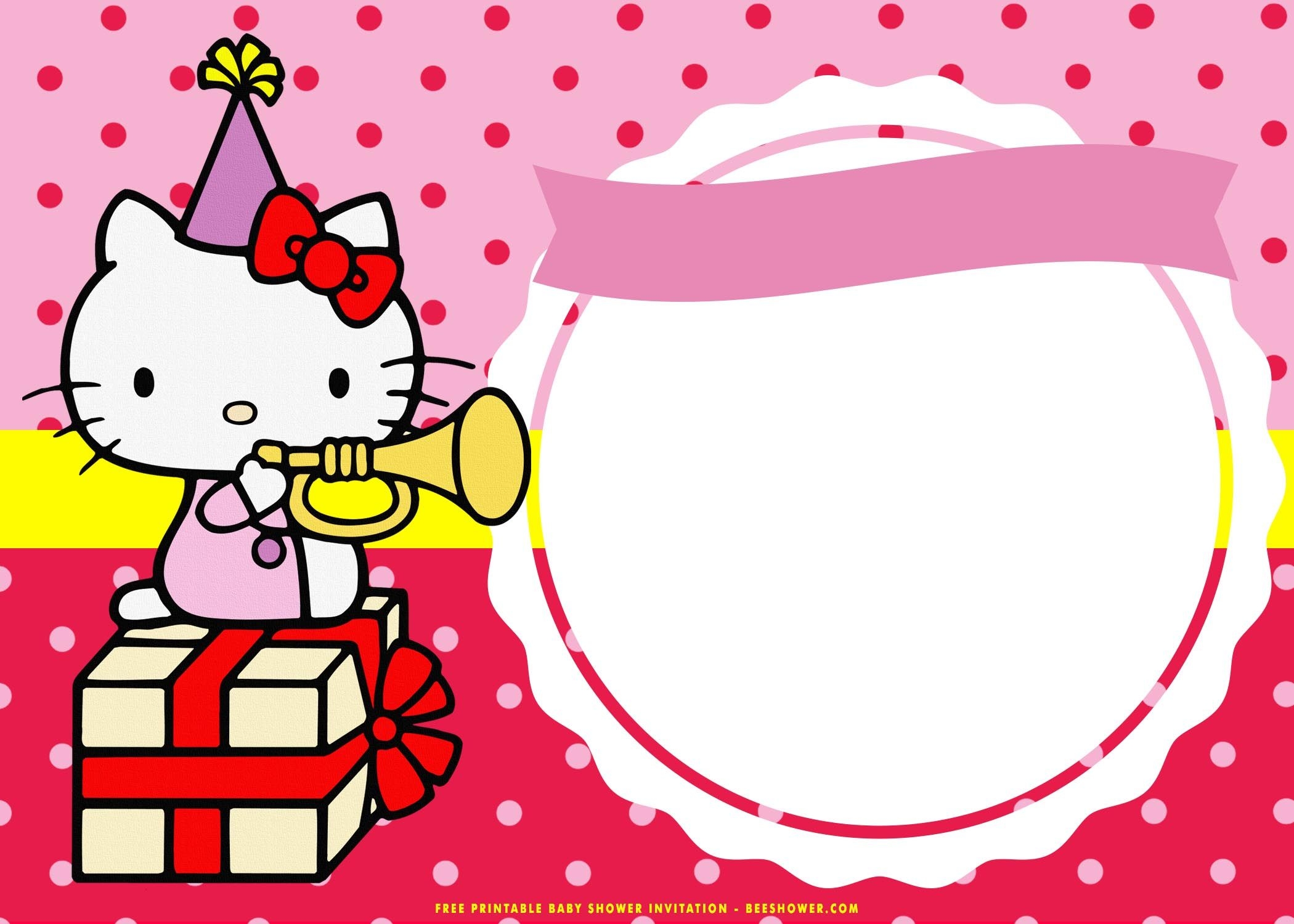 Sanrio Birthday Invitation Template Best Templates Resources