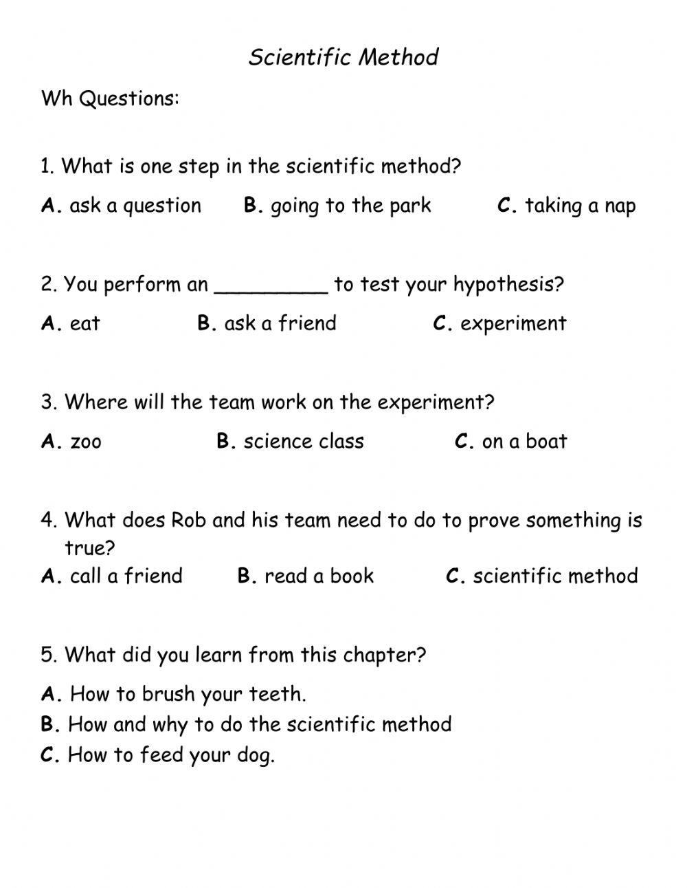 Scientific Method Worksheet FREE Download STEM Education Guide 