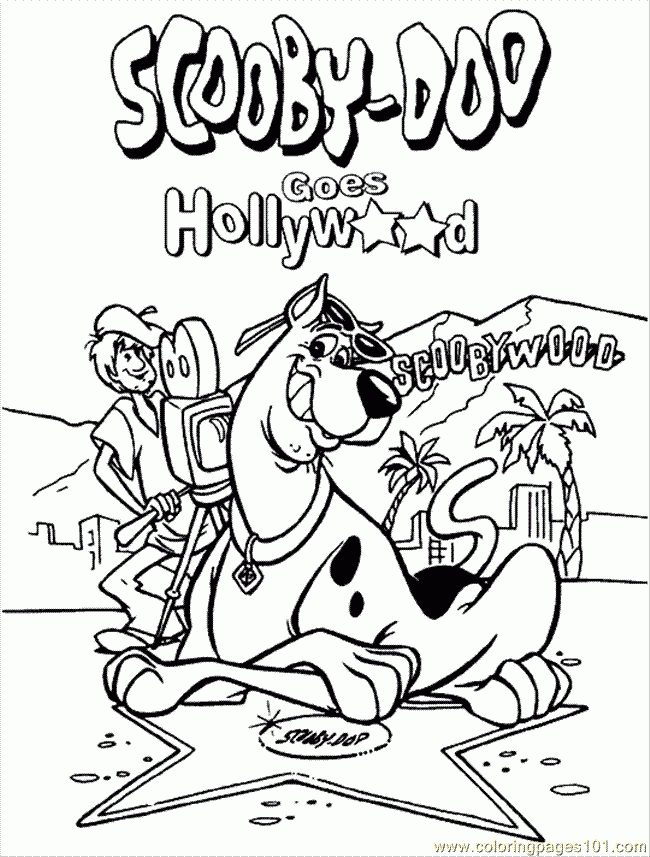 Scooby Doo Coloring Pages Printable Coloring Home