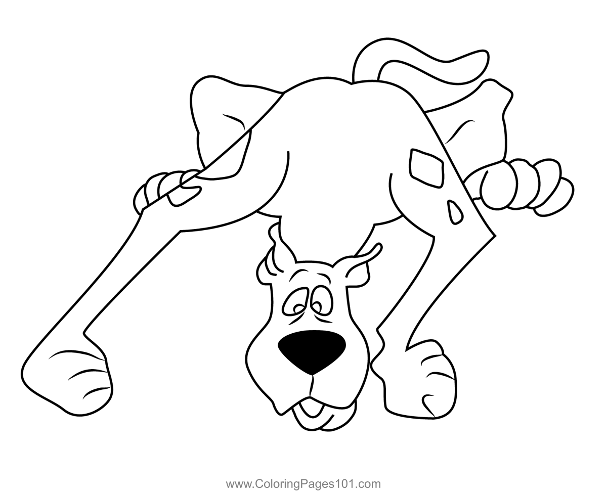Coloring Pages Of Scooby Doo
