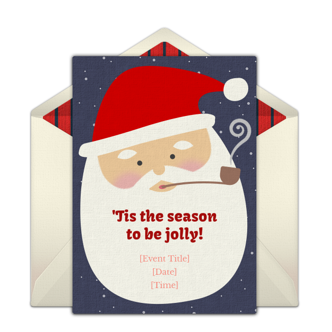 Secret Santa Invite Template Social Media Template