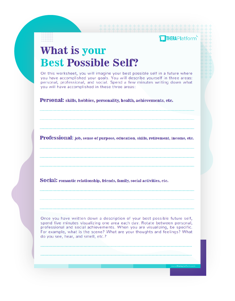 self-esteem worksheets