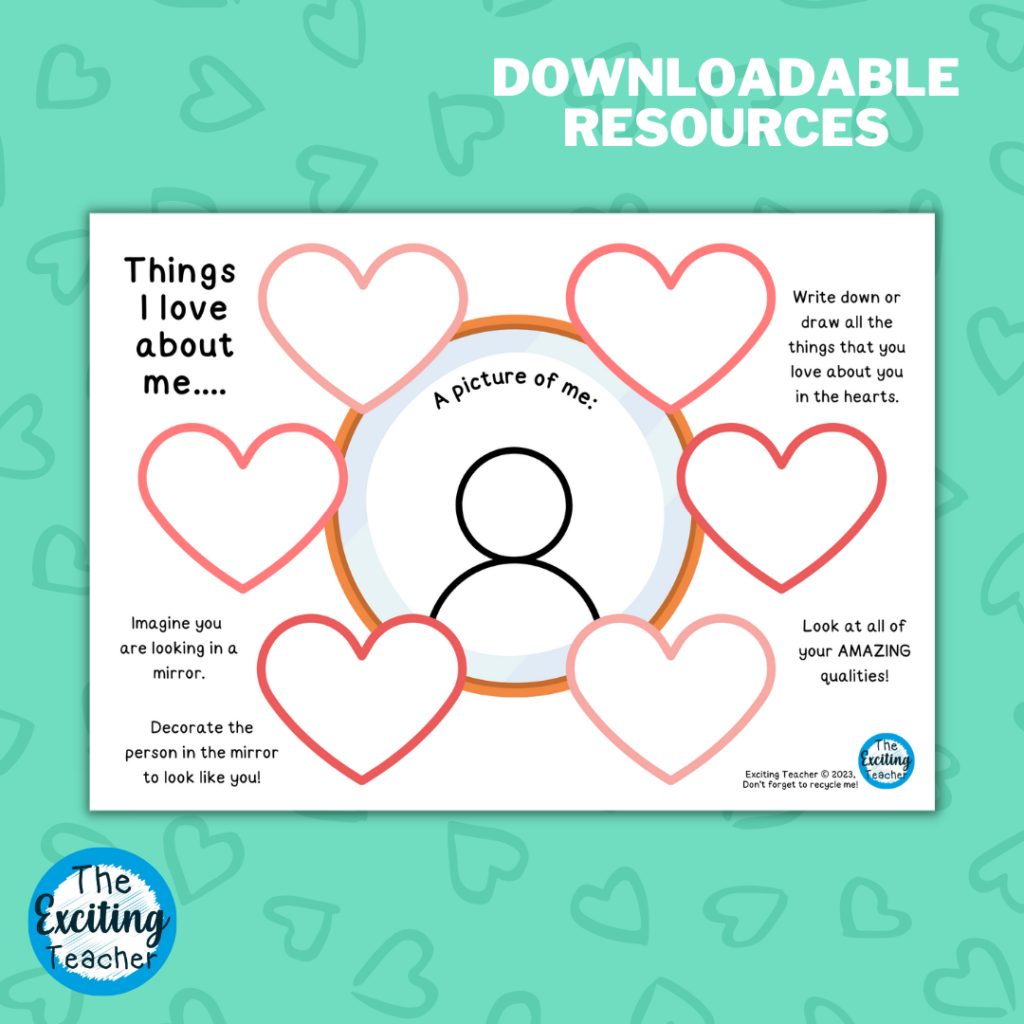 Self Love Worksheet By Secondary Resource Room TPT Worksheets Library
