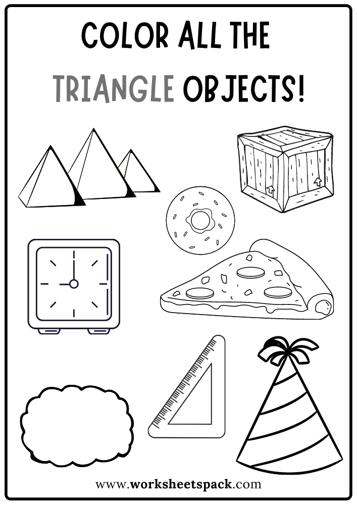 shape worksheets for preschool