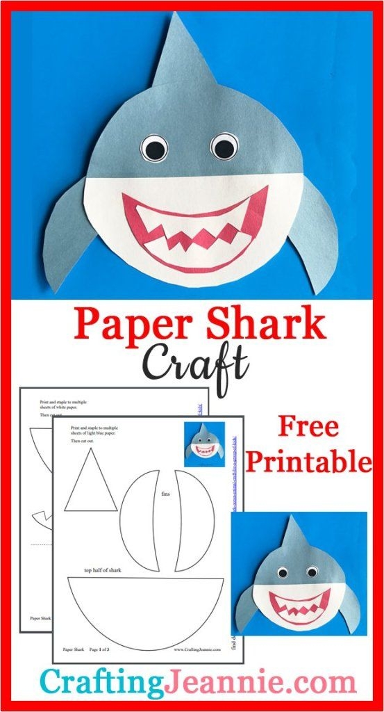 Shark Craft Printable