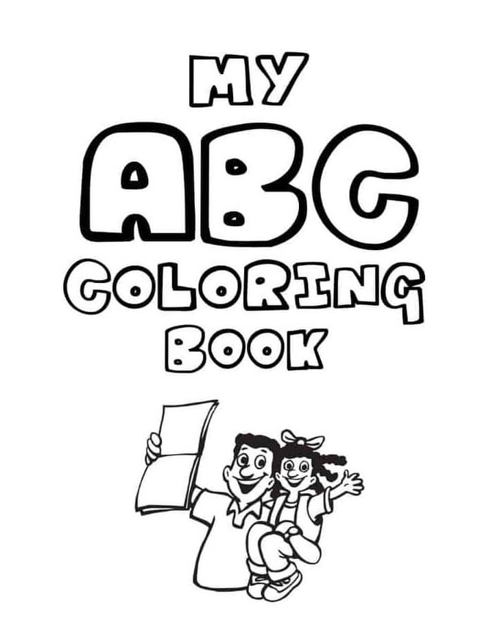 Simple ABC Coloring Page Free Printable Coloring Pages For Kids