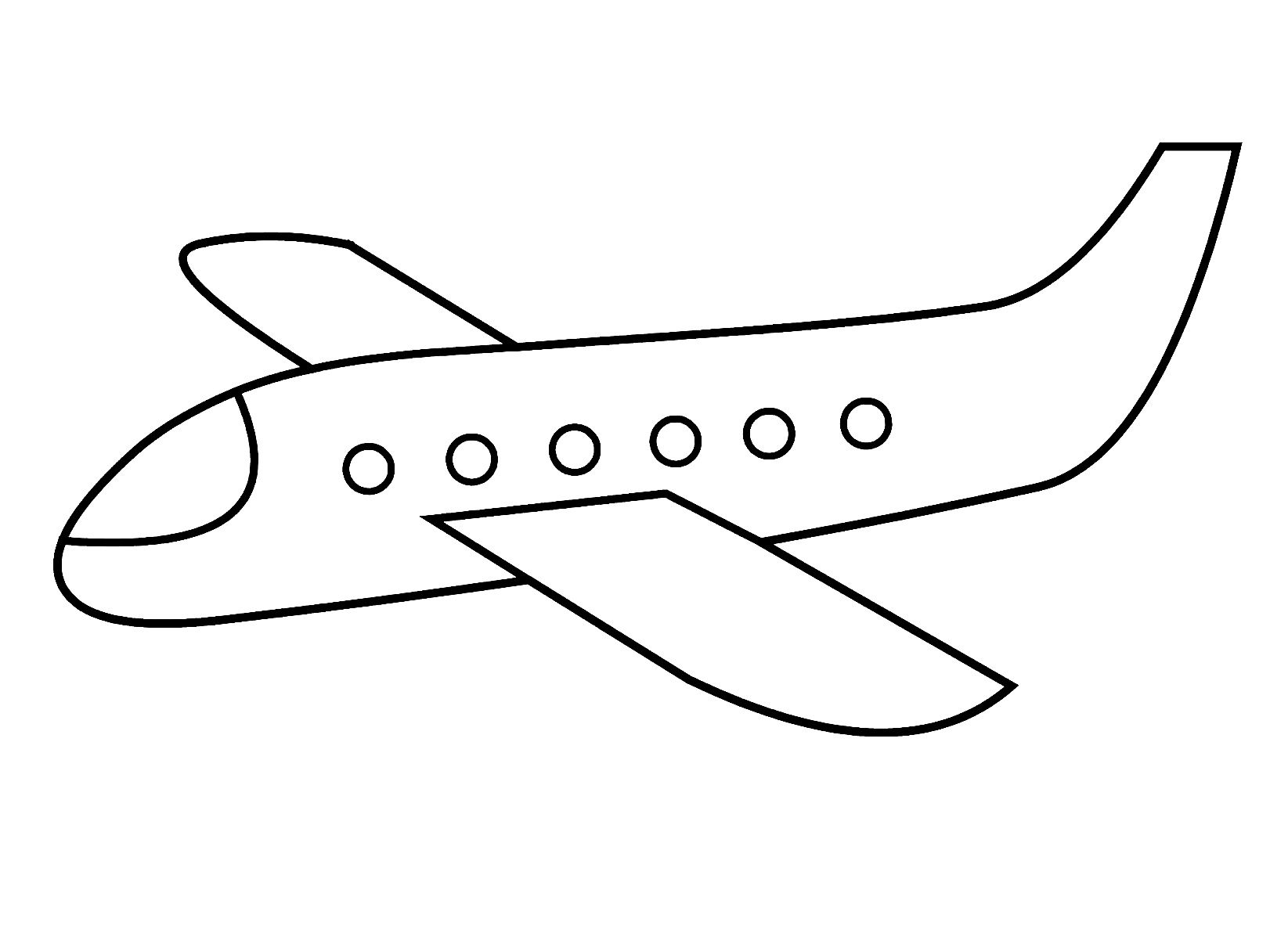 Coloring Airplane Pages