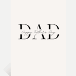 Simple And Classic Father 39 s Day Card FREE Printable How Can This