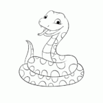 Snake Coloring Page