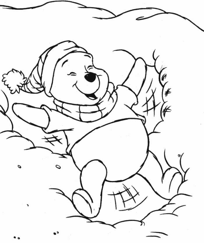 Snow Day Coloring Pages Coloring Home