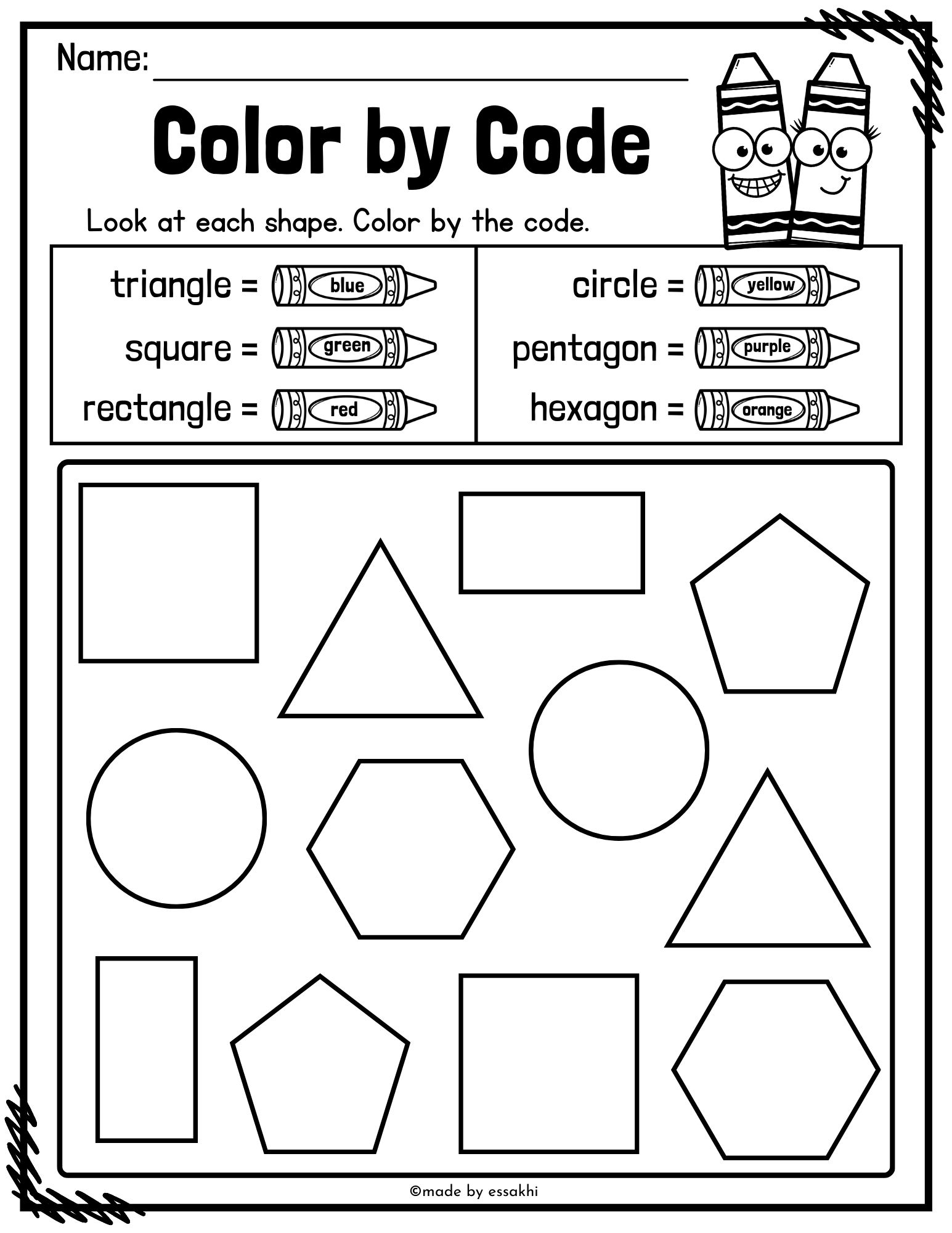 2d and 3d shapes worksheets