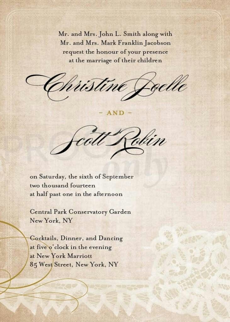 Spanish Wedding Invitation Templates Dev onallcylinders