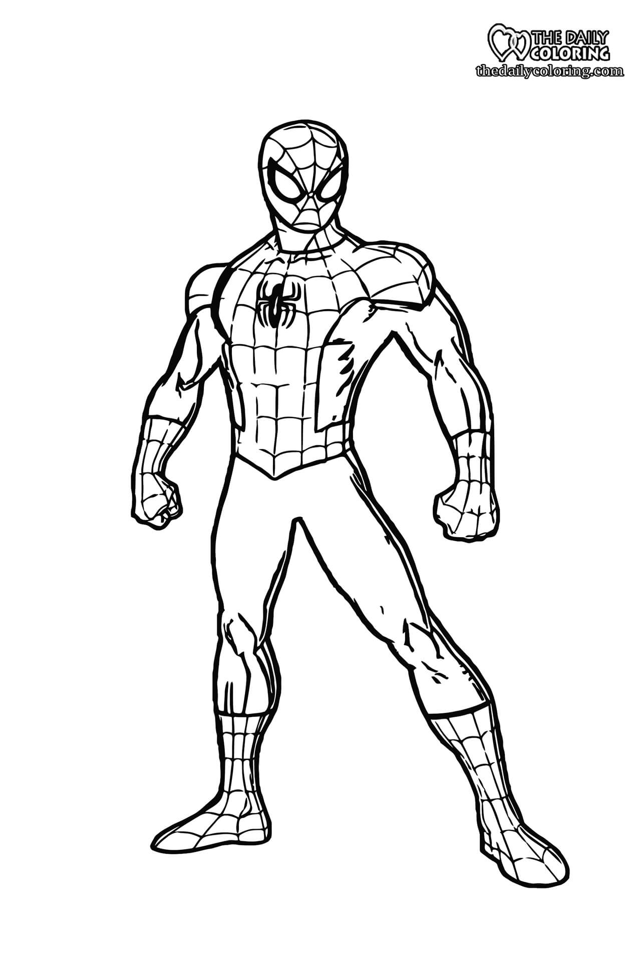 Free Spiderman Coloring Pages
