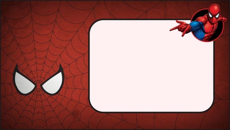 Spiderman Invitation Template Spiderman Birthday Invitations 
