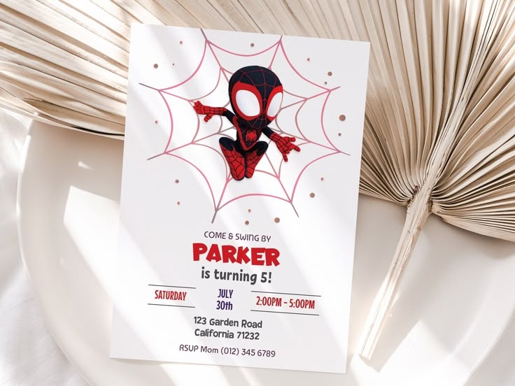 Spidey Invitation Template Dev onallcylinders