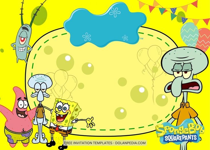 Spongebob Invitation Templates Free Dev onallcylinders