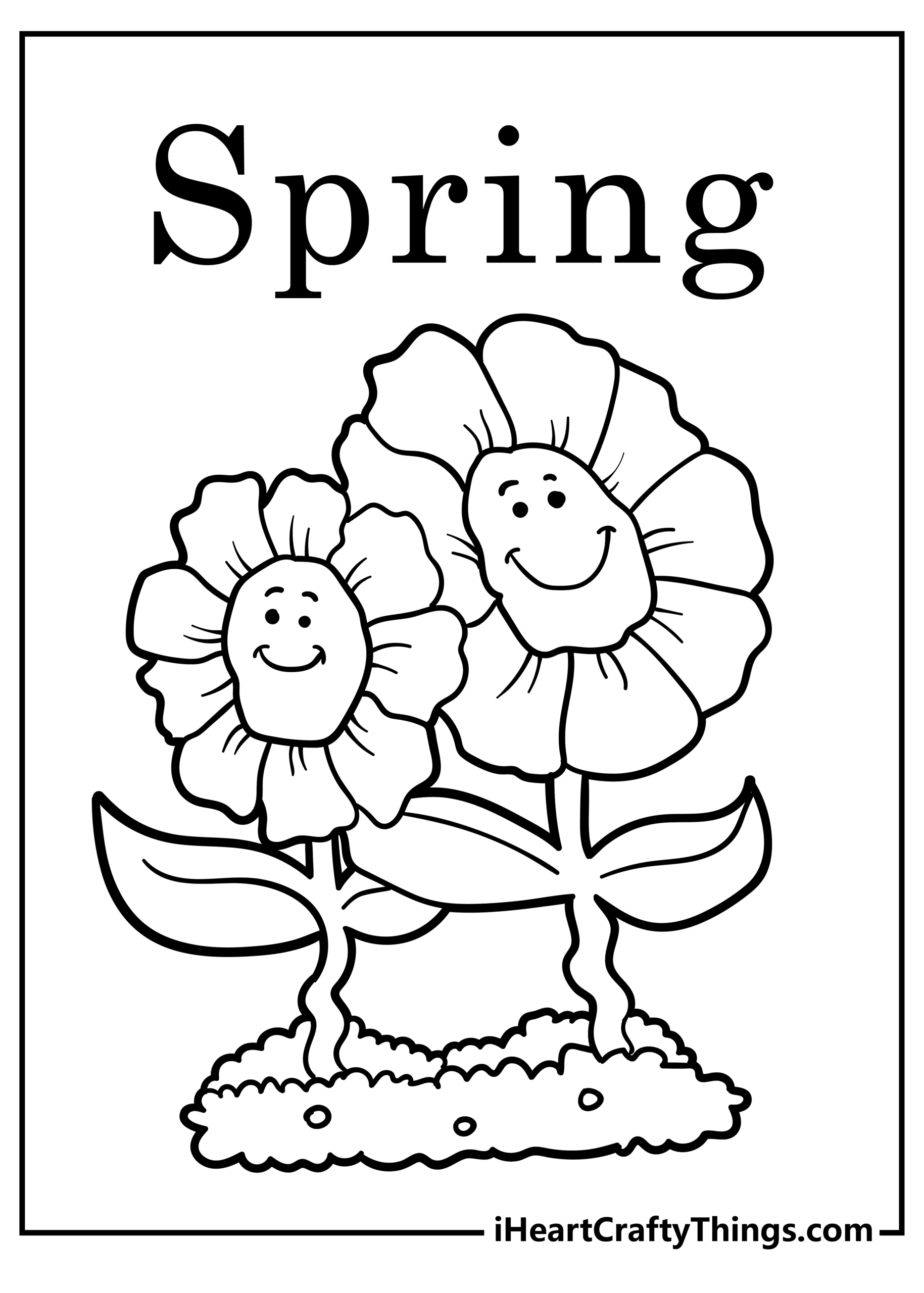Spring Coloring Pages