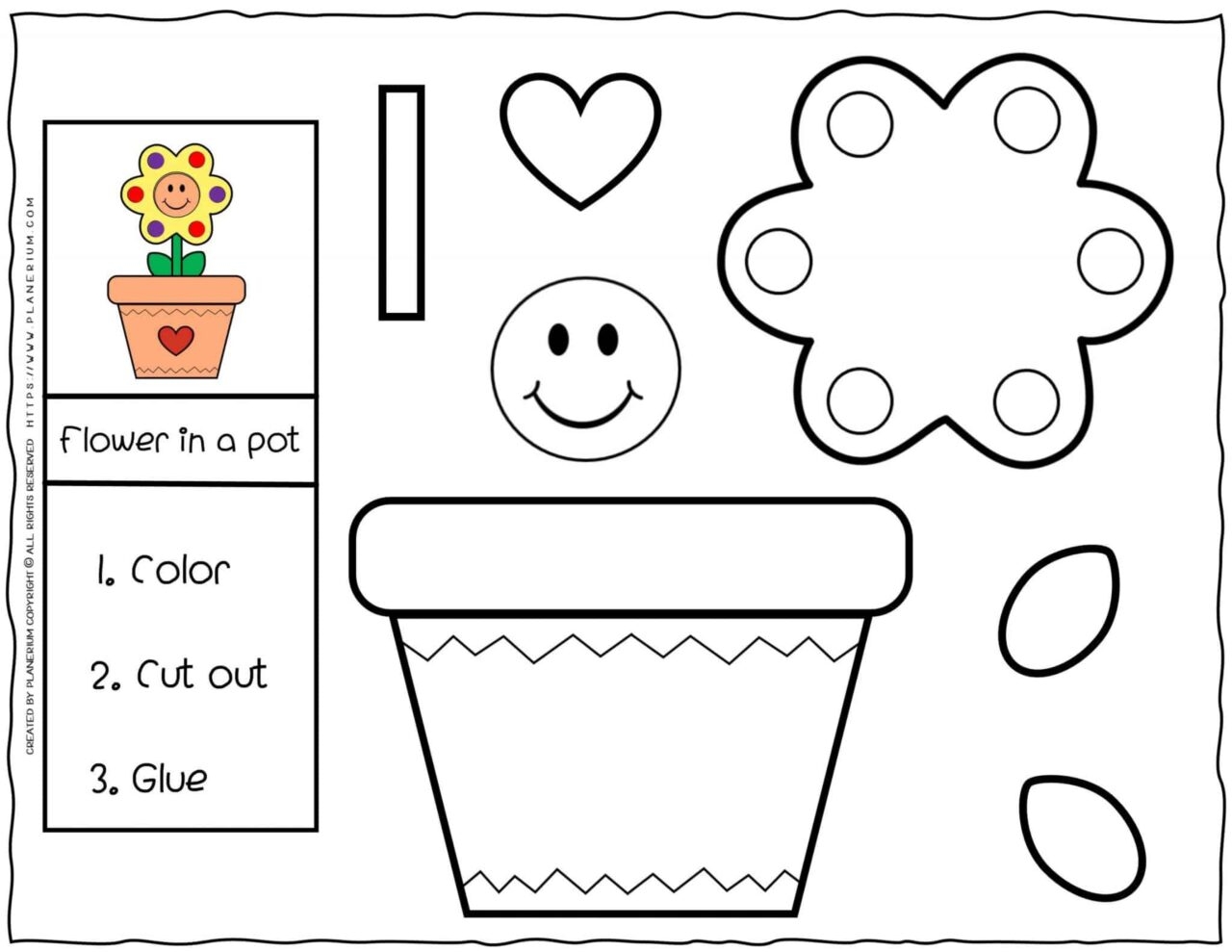 cut and glue worksheets for preschool