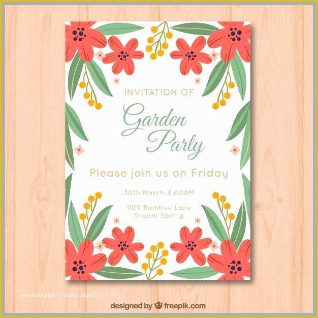 Spring Party Invitation Templates Free Of Spring Party Invitation 