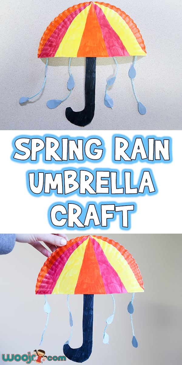 Spring Rain Umbrella Craft Woo Jr Kids Activities Children 39 s 