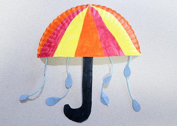 Spring Rain Umbrella Craft Woo Jr Kids Activities Children 39 s 