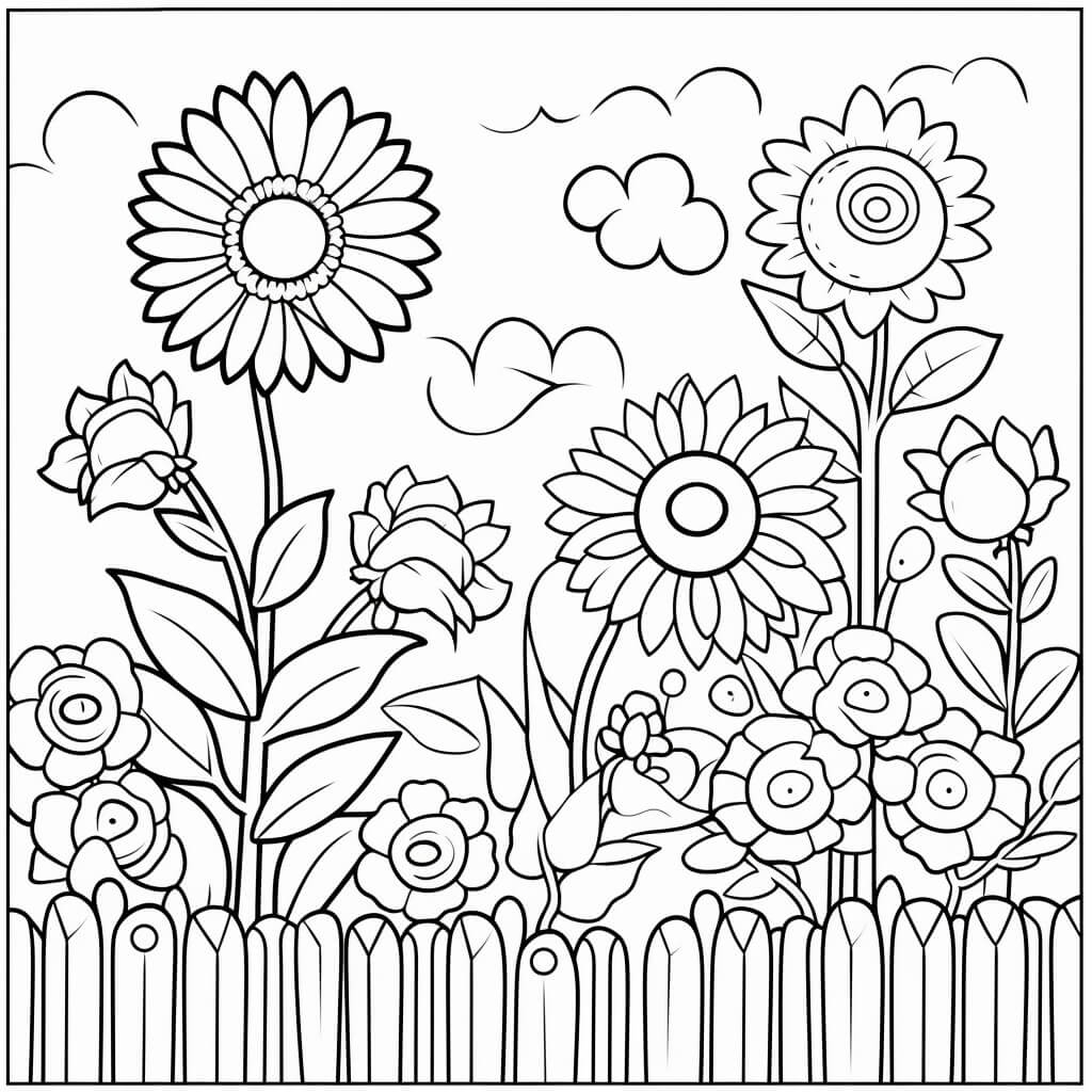 free springtime coloring pages