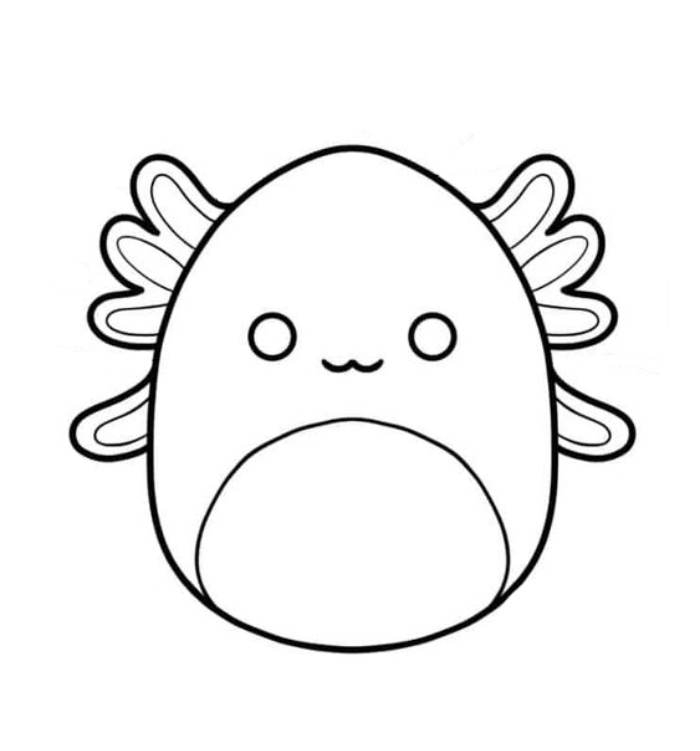 Squishmallow Coloring Pages Free Printable PDF 