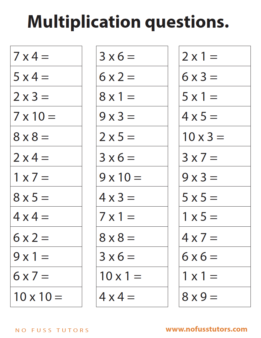 Start Multiplying Fun Beginning Multiplication Worksheets For Kids