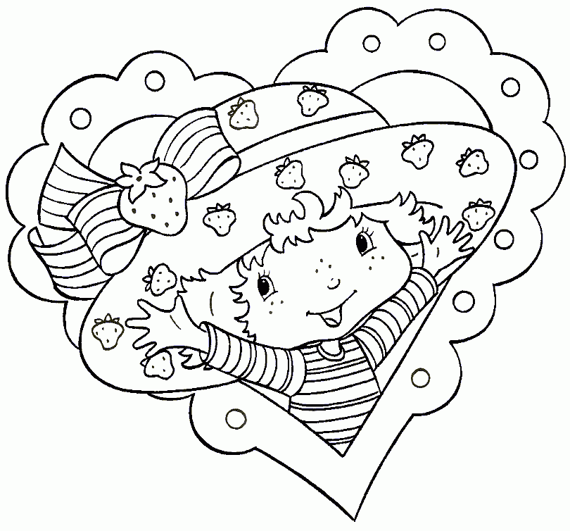Strawberry Coloring Pages For Kids Coloring Home