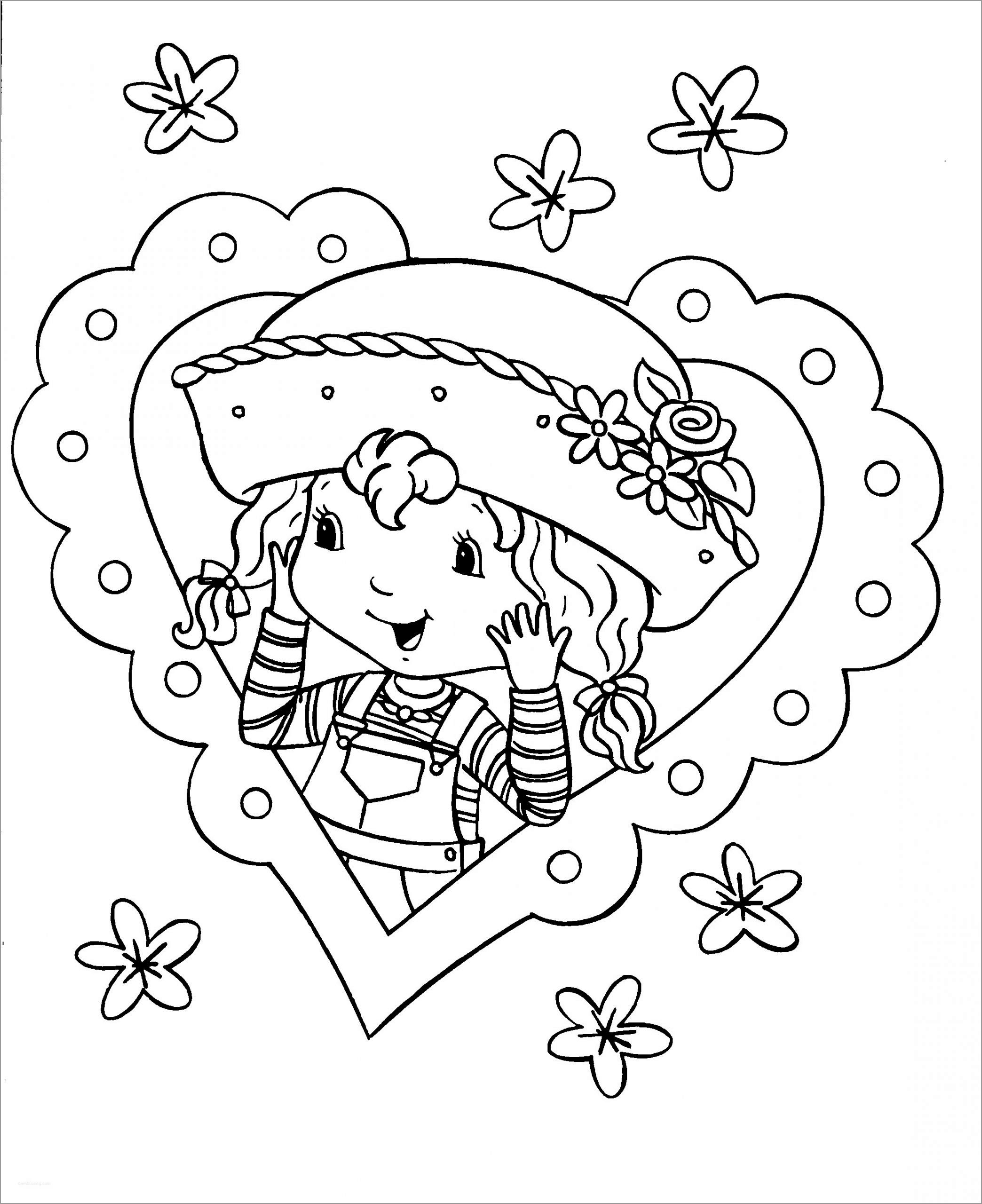 Coloring Pages Strawberry Shortcake
