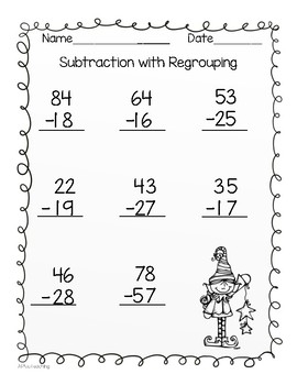 Subtraction Regrouping Worksheets Worksheet School Worksheets Library