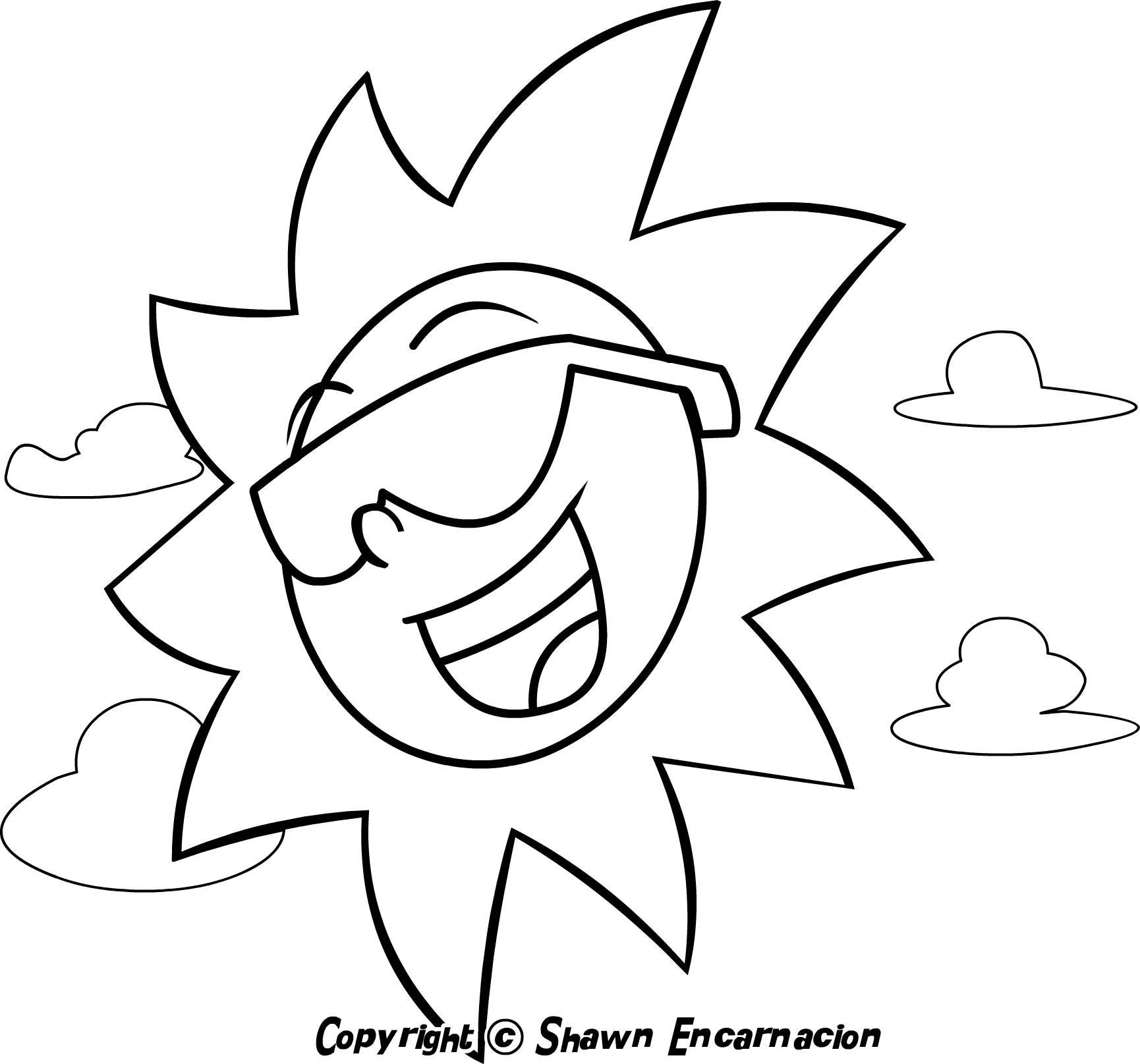 summertime free coloring pages