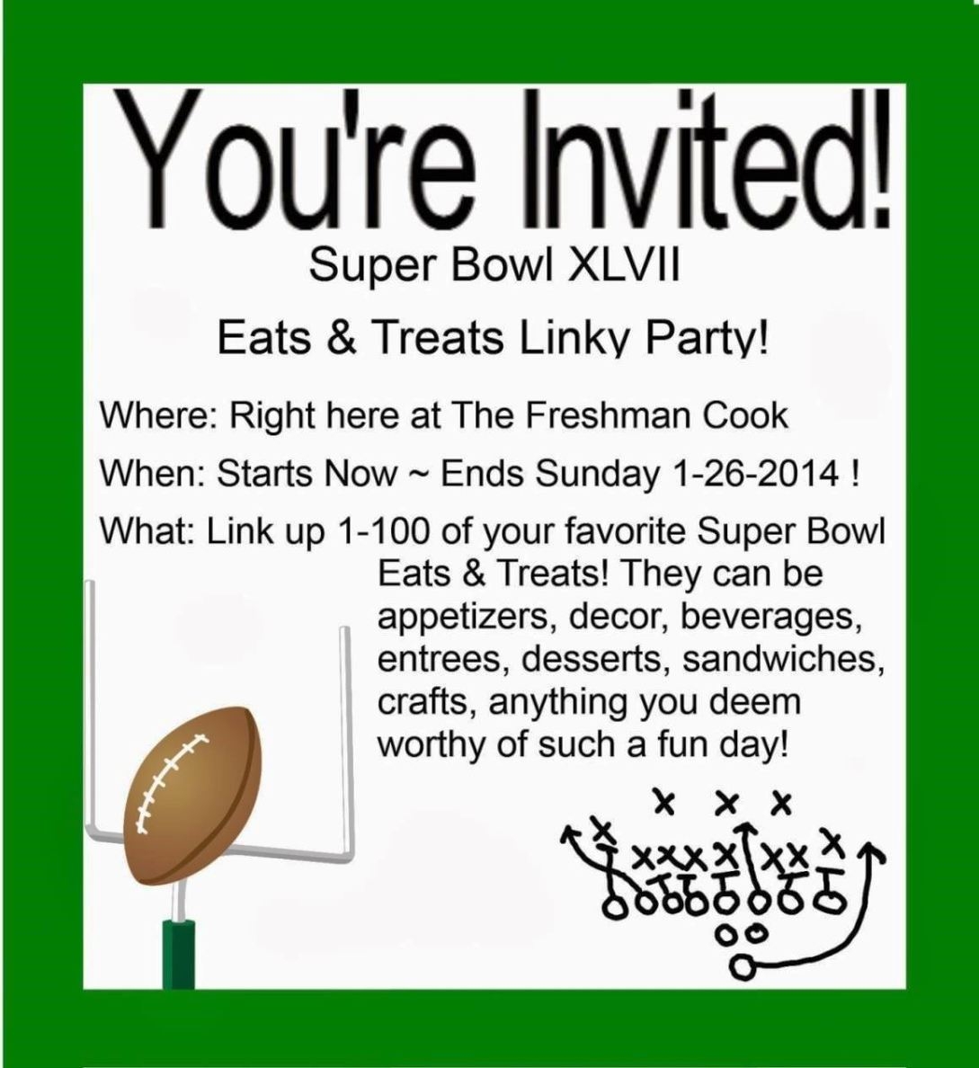 super bowl invitation template free