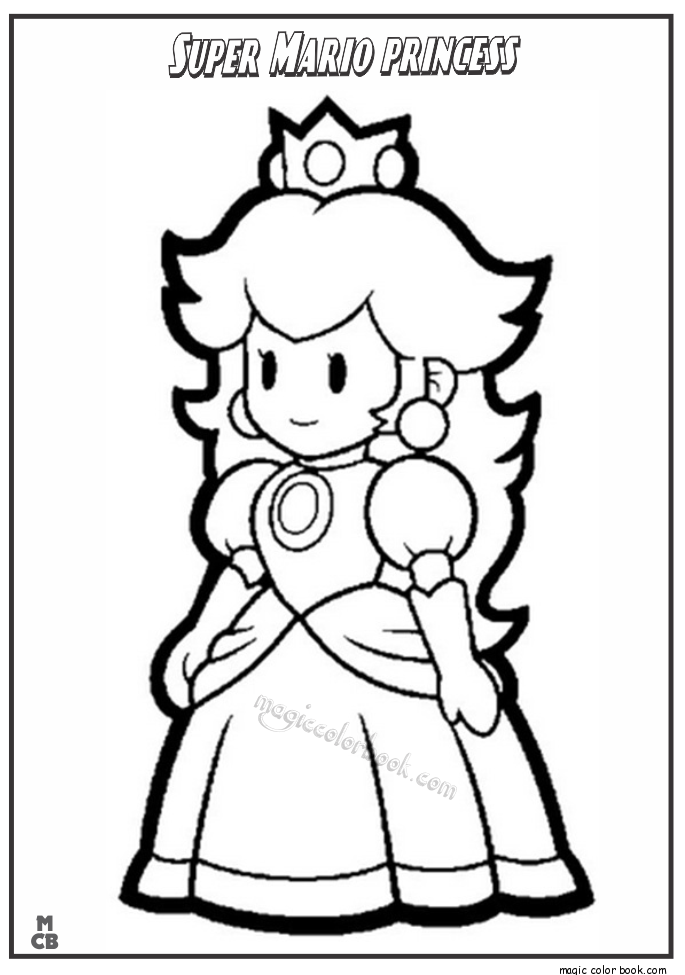 Super Mario Characters Coloring Pages At GetColorings Free 
