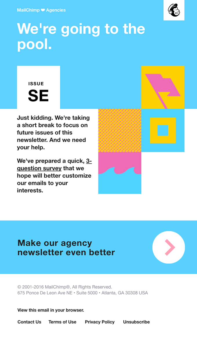 survey invitation email template