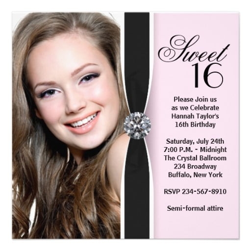 Sweet 16 Birthday Invitations Ideas Templates Bagvania FREE Printable 