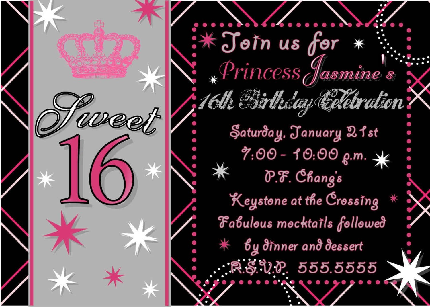 Sweet Sixteen Invitation Backgrounds Invitation Design Blog