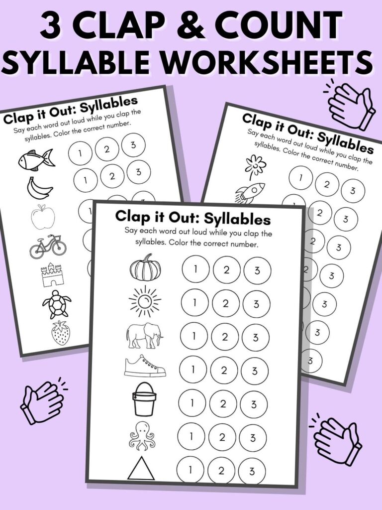 Syllable Worksheets TheWorksheets CoM TheWorksheets