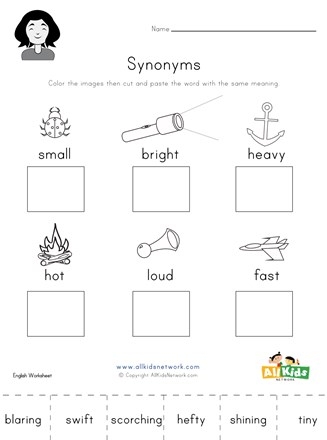 Synonym Worksheets Worksheets Library