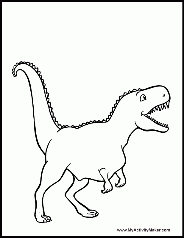 T Rex Coloring Pages Coloring Home