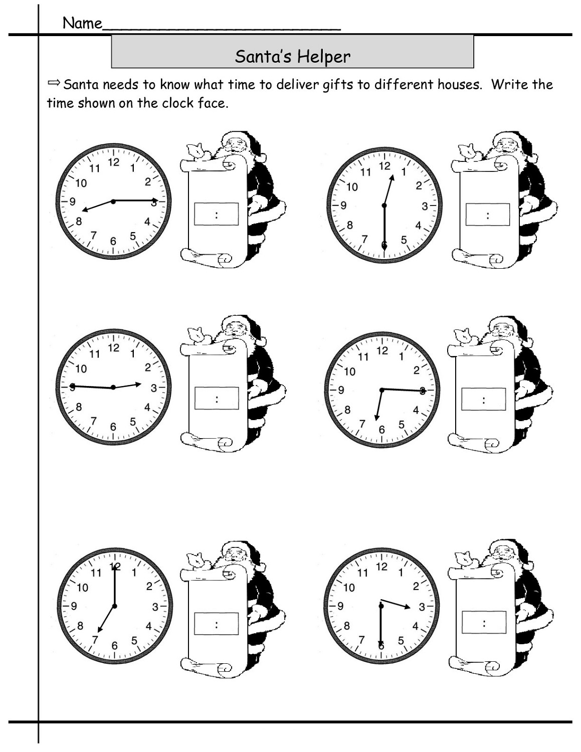 time and elapsed time worksheets
