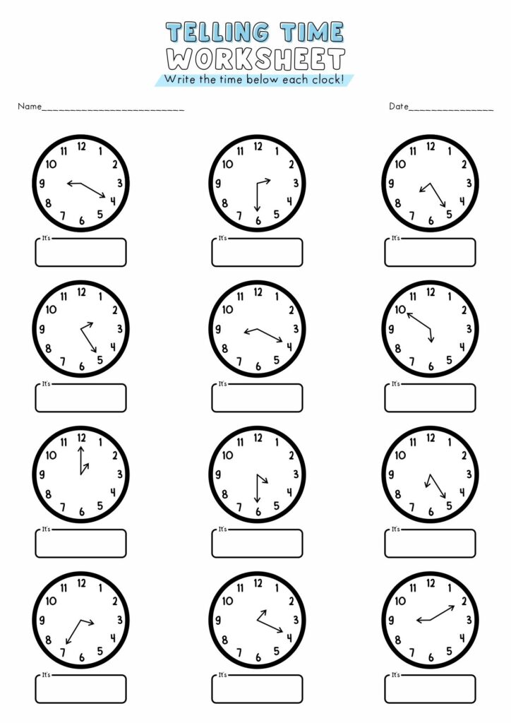Telling Time Worksheets 3rd Grade Time Worksheets Third Grade