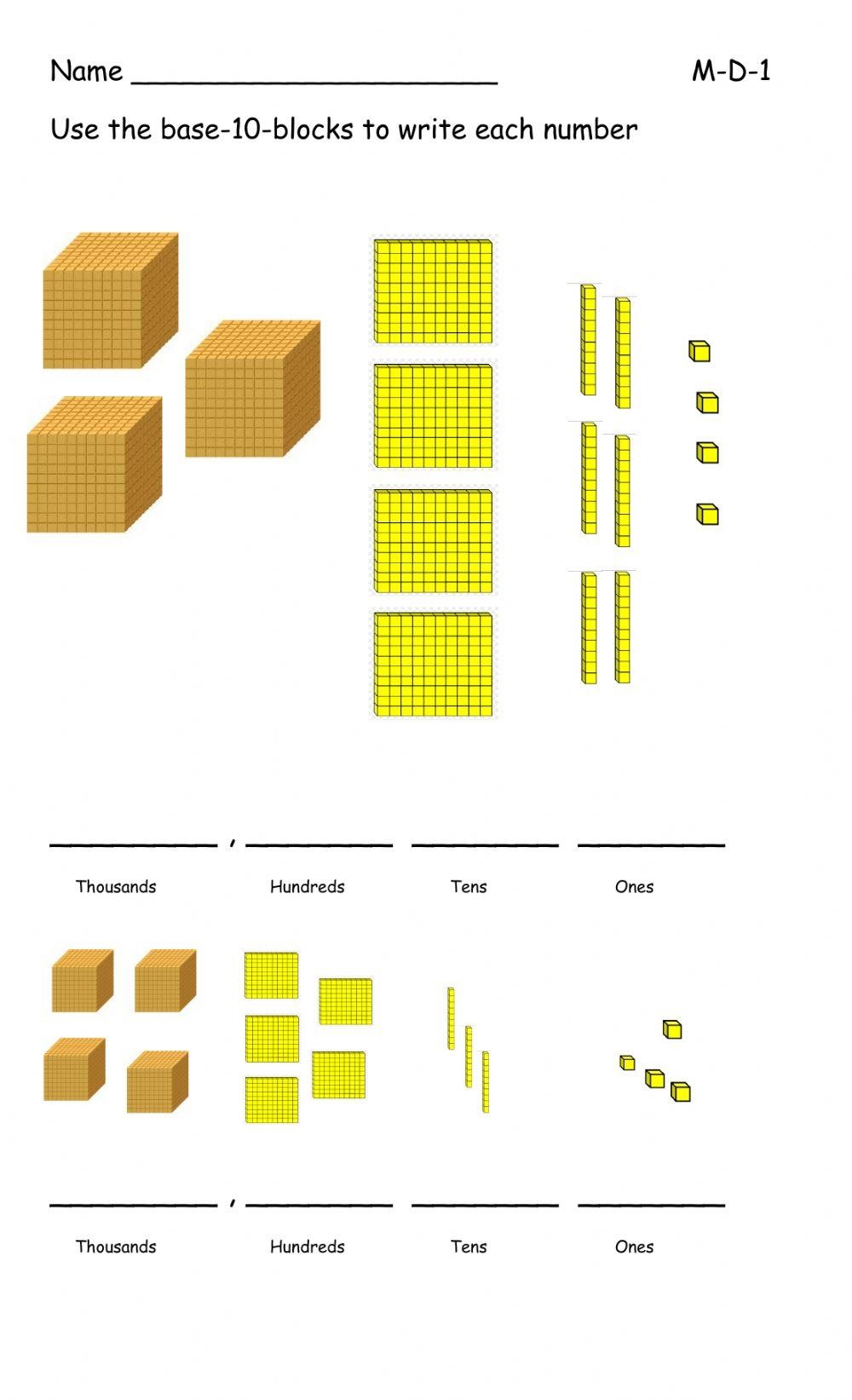 Ten Frames Base 10 Blocks K5 Learning Worksheets Library