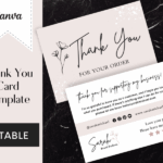 Thank You Card Printables