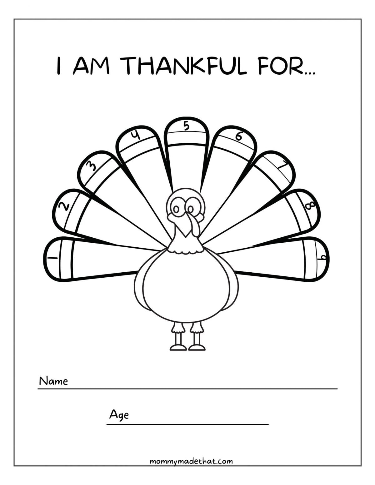i am thankful for you printable cards