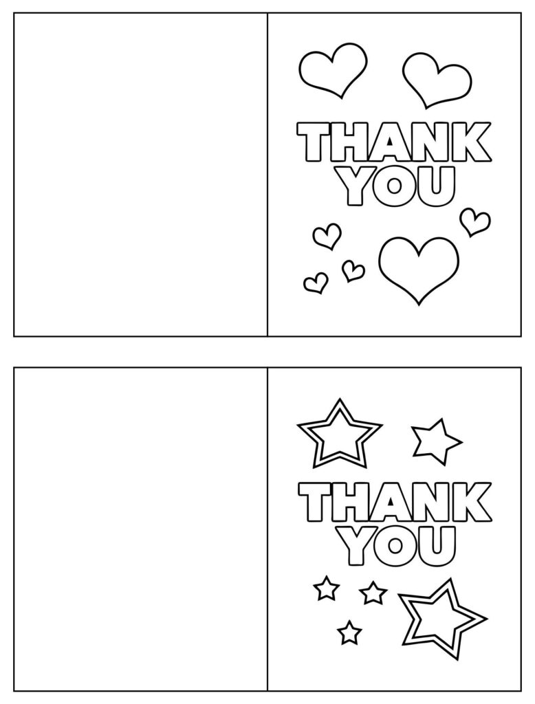 Thanksgiving Thank You Cards Printable Printablee Thank You Cards
