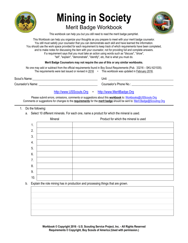 The Archery Merit Badge Worksheet Worksheets Library
