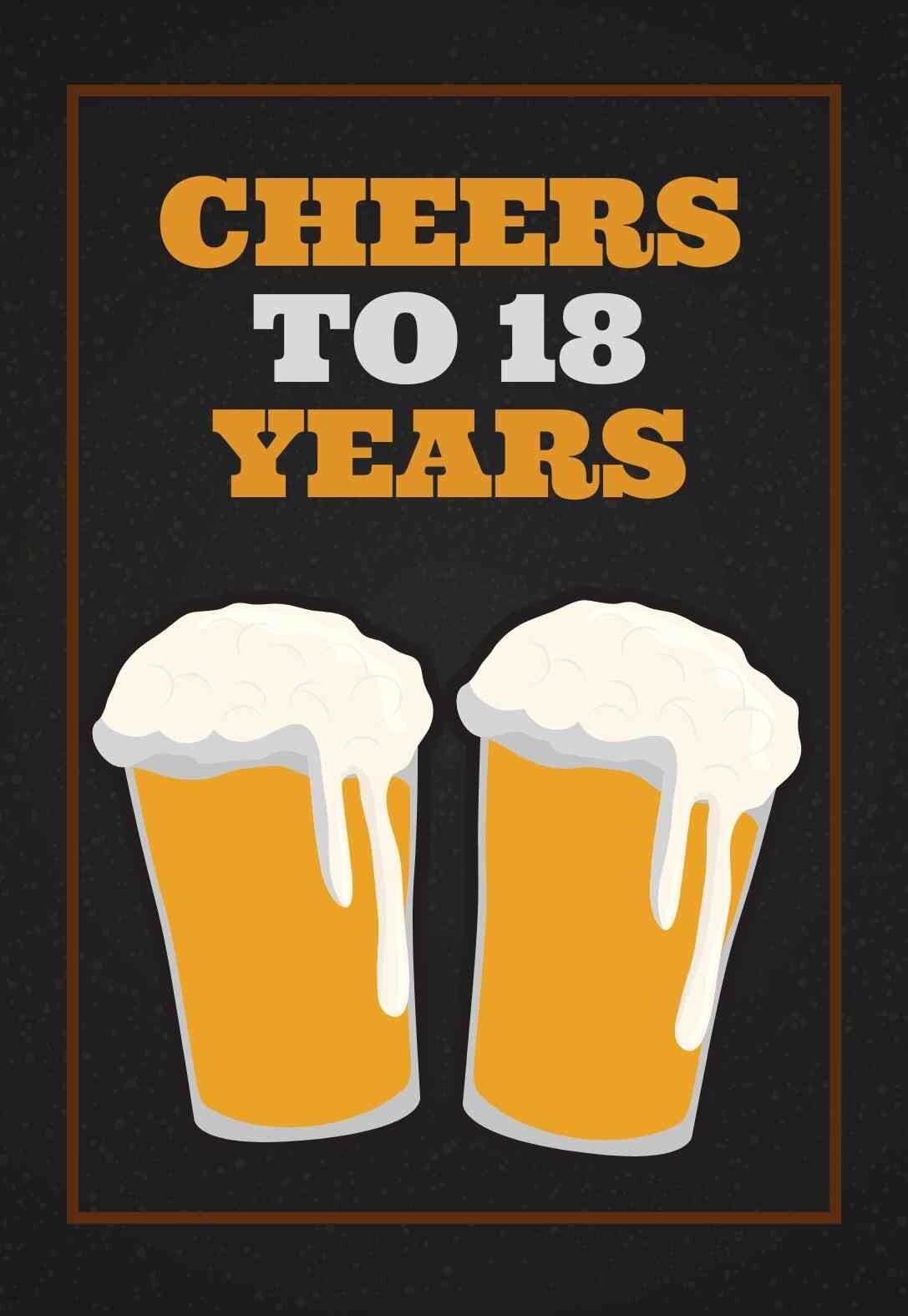 The Best 18th Birthday Cards free PRINTBIRTHDAY CARDS